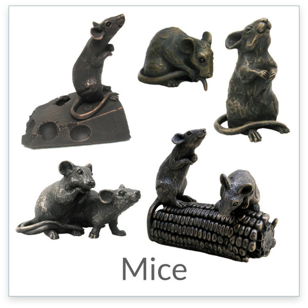 MICE sculptures by Suzie Marsh