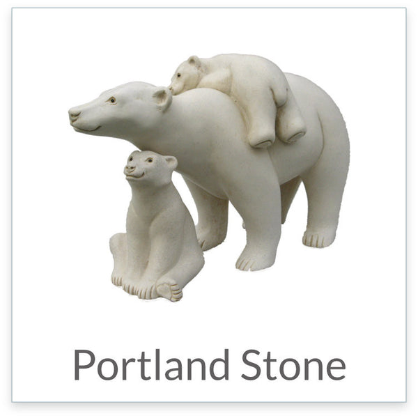 Portland Stone sculptures by Suzie Marsh